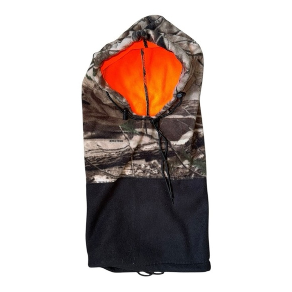 Arctic Summit 6-1 Double Fleece Hood Camo Reversible Wind Water Resistant OS‎
